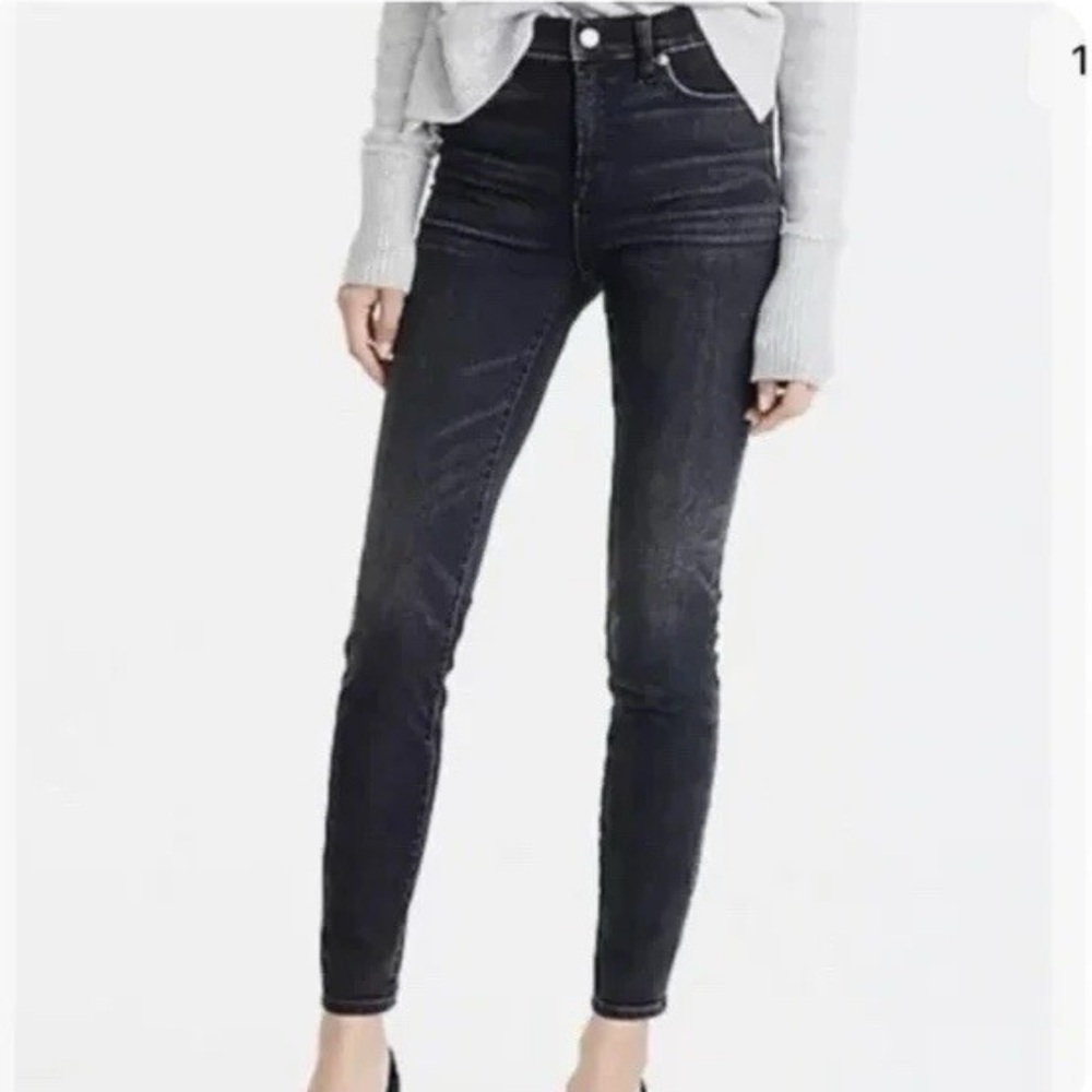 J.Crew 9” high rise toothpick skinny jean